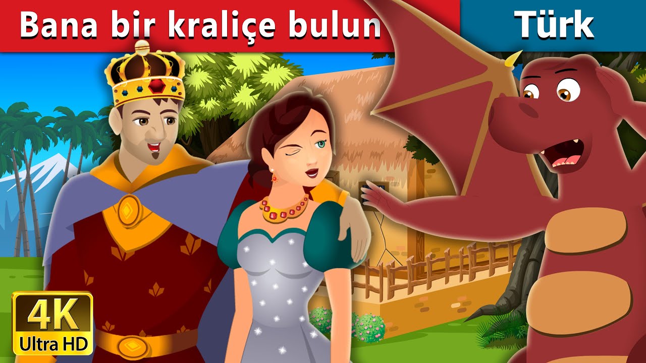 Bana bir kraliçe bulun | Find Me a Queen Story | Türkçe peri masallar 