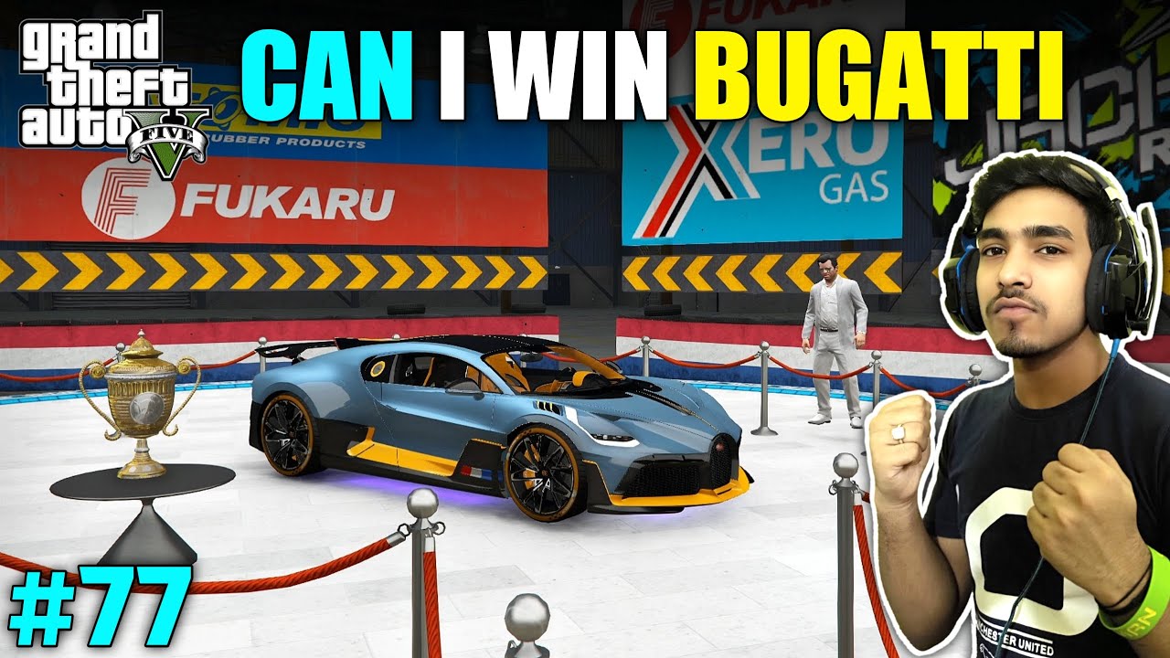 FIRST PRIZE IS BUGATTI OF THIS RACING TOURNAMENT | GTA V GAMEPLAY #77 