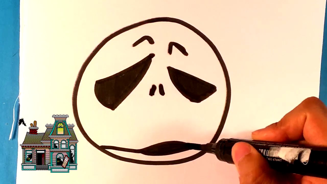 How to Draw Jack Skellington - Tired - Nightmare Before Christmas 