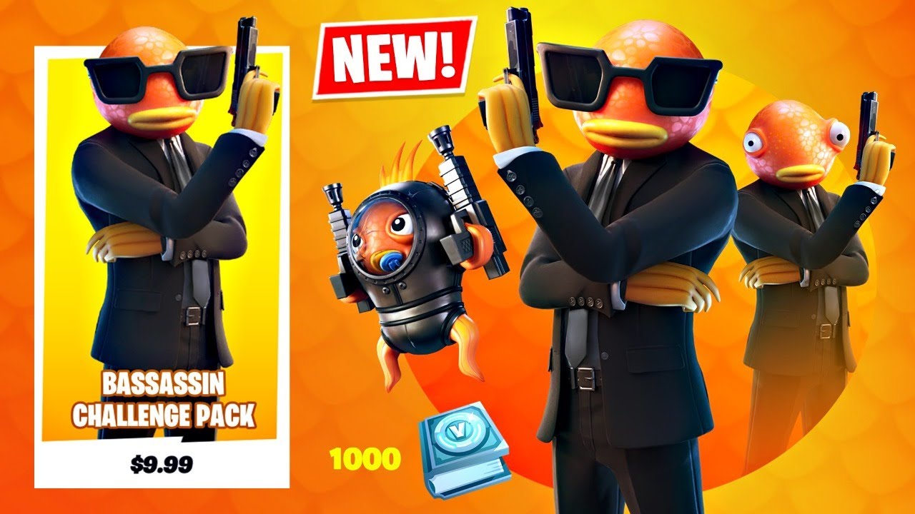 New JAMES BOND FISH Skin Pack! (Fortnite Battle Royale) 