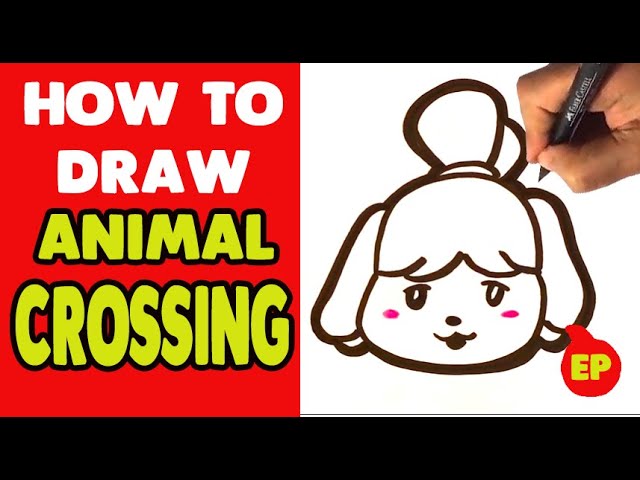 How to Draw Animal Crossing - Isabelle - New Horizons 1