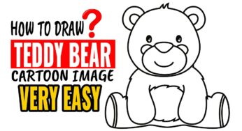 How draw a teddy bear easy and step by step with draw easy