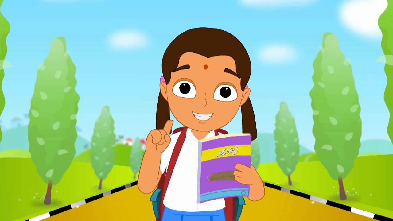 தமிழ் மொழி பாட்டு - Tamil Mozhi Song | Animated Tamil Rhymes For Kids | Chellame Chellam 