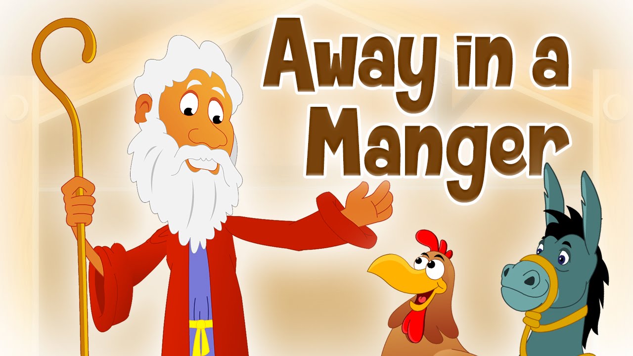 ❄ ♫ Away In Manger ♫ ?Famous Christmas Songs For Kids ? Animated Christmas Carols For Children ♫?❄ 
