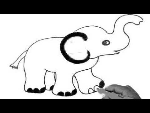 how to draw elephant drawing painting peacock drawing tiger easy drawing colour house drawing school 