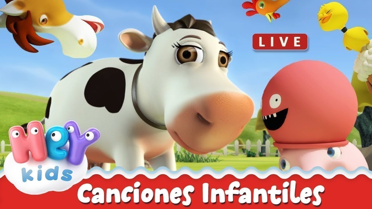 Canciones infantiles y videos para niños: La Vaca Lola ? HeyKids 