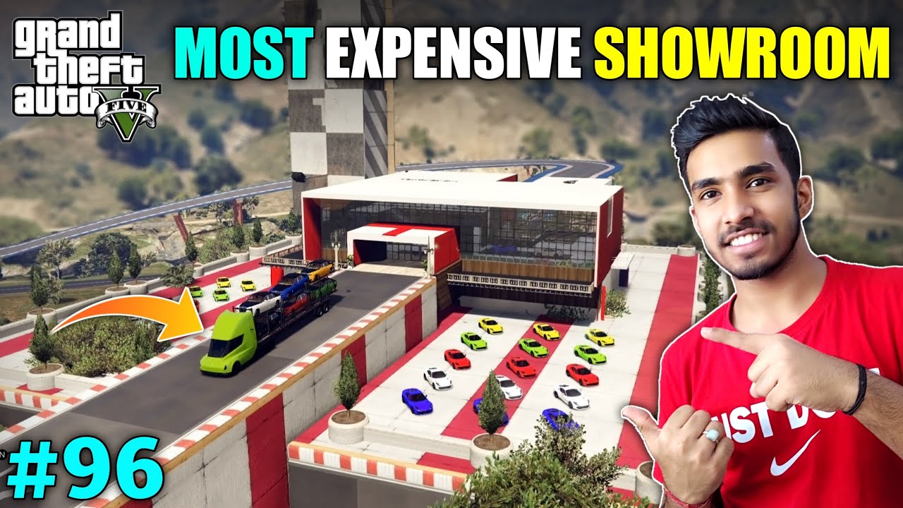 MOST EXPENSIVE SUPERCAR & LUXURY CARS SHOWROOM | GTA V GAMEPLAY #96 