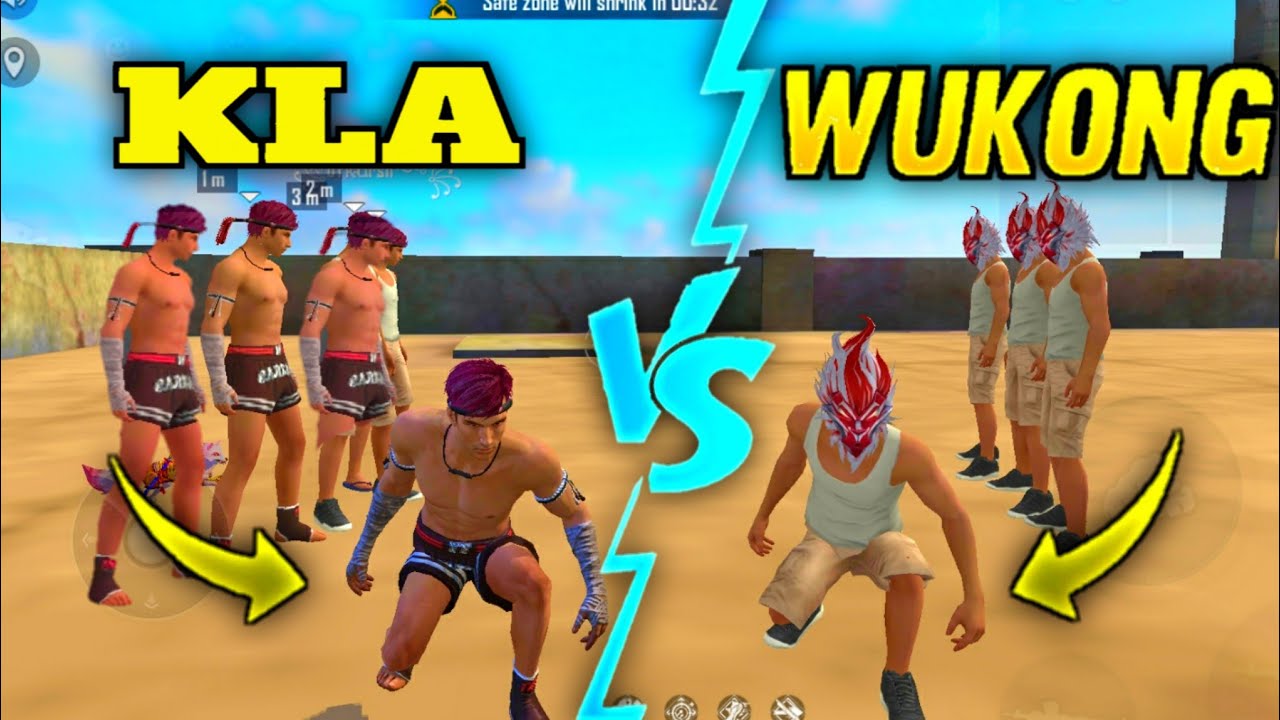 KLA VS WUKONG FACTORY CHALLANGE | 4 vs 4 WHO WILL WIN ? | #AJJUBHAI | A_S GAMING #factoryfreefire 