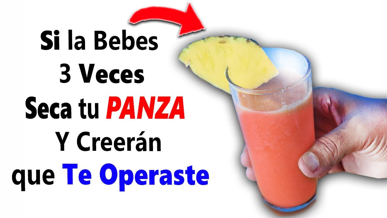 ?NO lo tomes Más de 3 Veces! Esto te hace BAJAR DE PESO más Rápido que una LIPO (Piña y Zanahoria) 