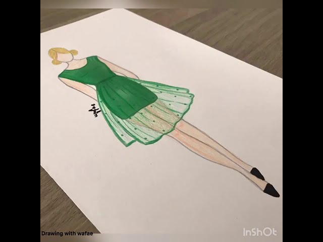 Fashion sketch for beginners/تعليم رسم الازياء /dessin de mode 