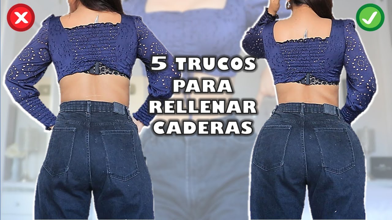 5 TRUCOS RÁPIDOS PARA RELLENAR CADERAS sin ejercicio 