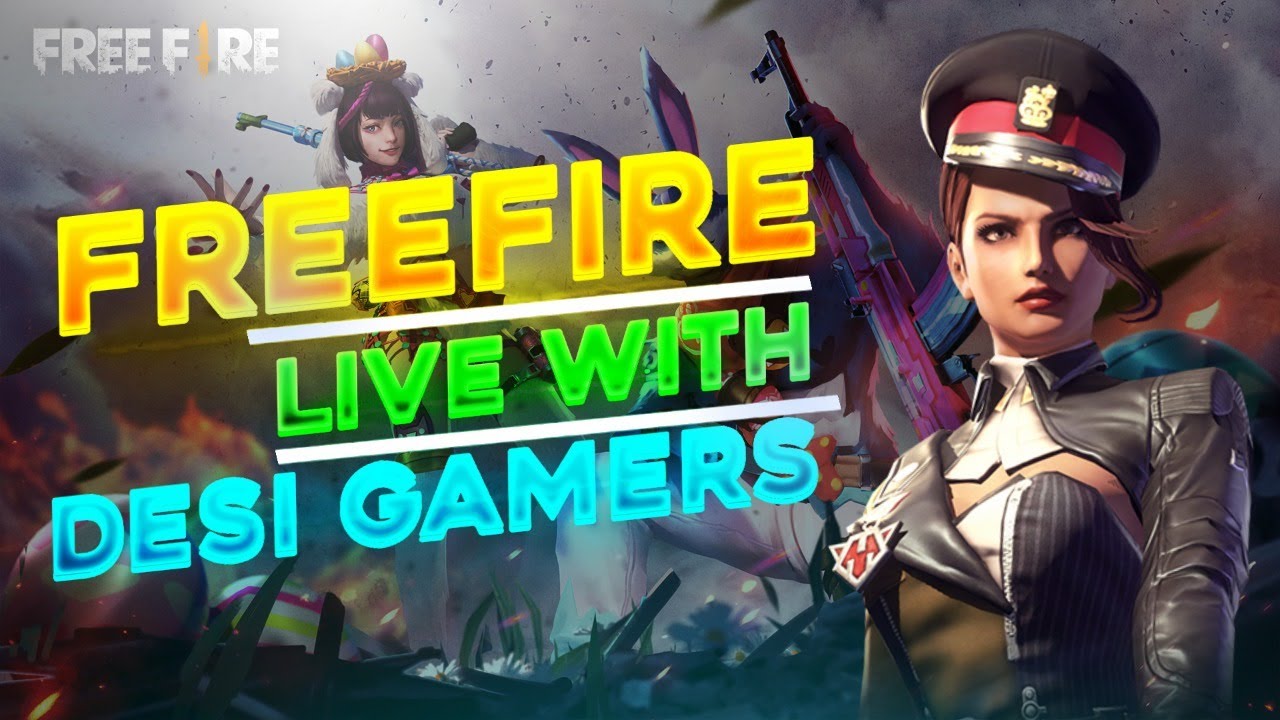 Ghar Baitho Game Khelo || Free Fire Live - Desi Gamers 