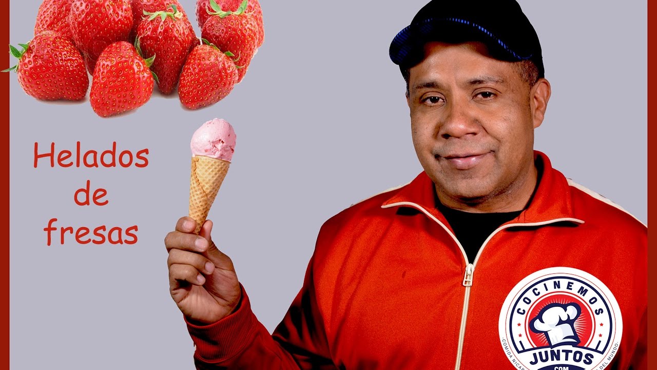 Helado de fresas ? 