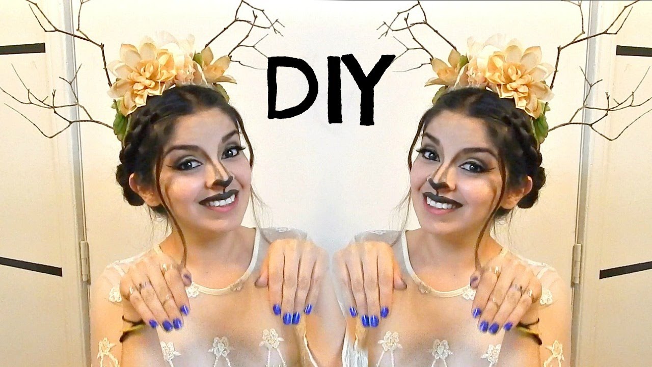 ♥ DISFRAZ DE VENADO/ MAQUILLAJE DE VENADO/ DISFRAZ PARA HALLOWEEN/Belita ♥ 