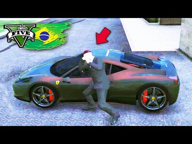 GTA V: BRASIL ROLEPLAY - O ROUBO da FERRARI!!! (TEVE PERSEGUIÇÃO) #17 