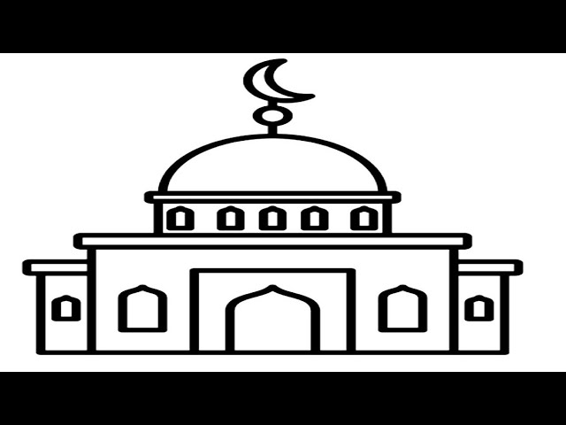 how to draw masjid drawing painting castle drawing mosque drawing Taj Mahal drawing easy drawing tip 