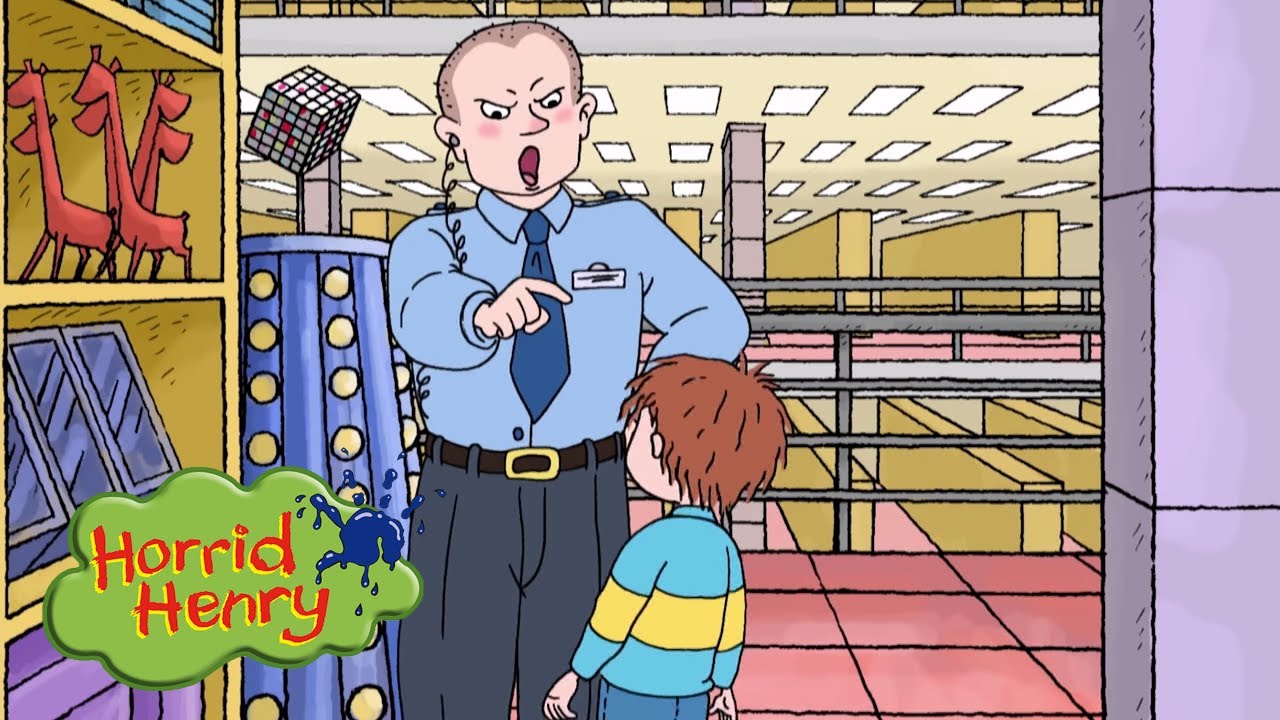 The Sour Security Guard | Horrid Henry | Cartoons for Children 