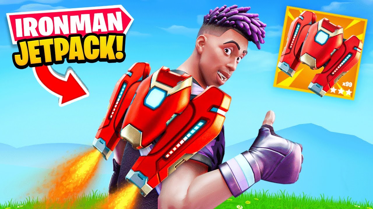 New IRON MAN JETPACK UPDATE in Fortnite! 