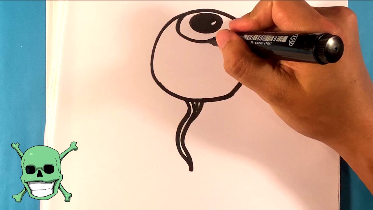 How to Draw a Spooky Eyeball - Halloween Art Lesson 