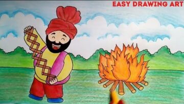 Featured image of post Lohri Scene Drawing Easy : You&#039;ll be drawing basic this drawing for beginners tutorial offers art lessons for beginners, easy drawing exercises for all understanding how to draw a cube makes drawing with perspective easy.