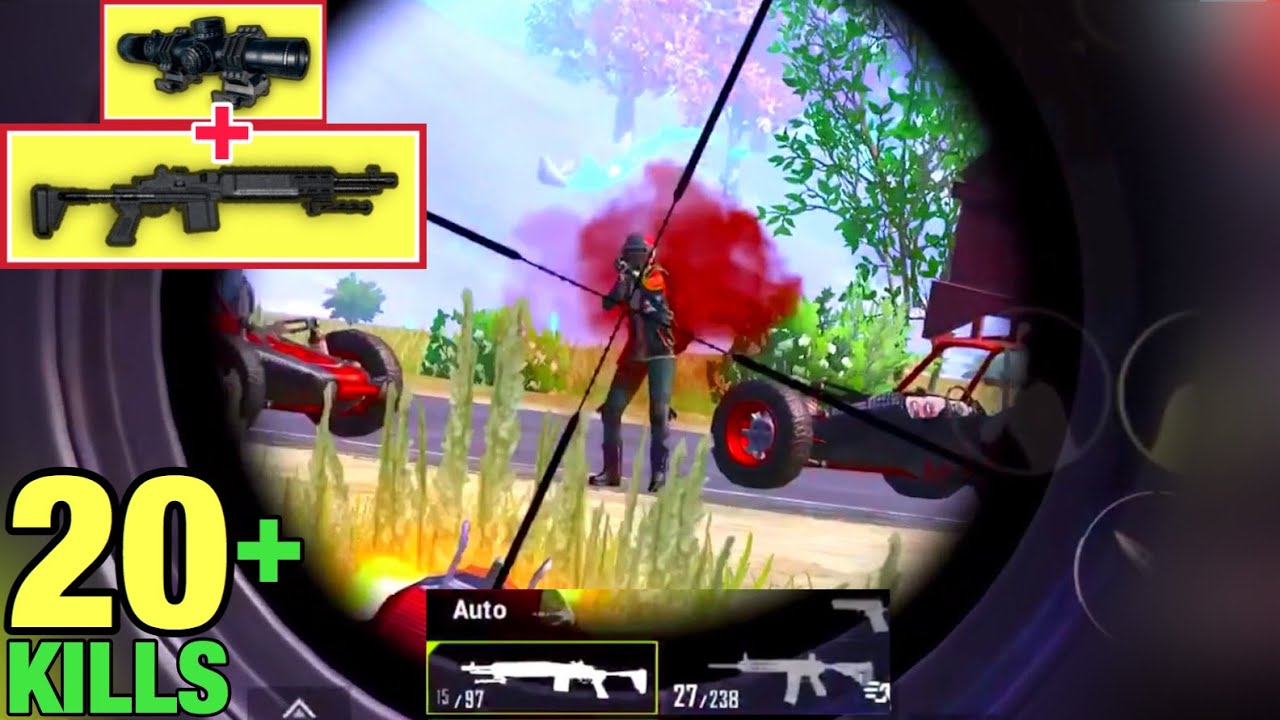 BEST COMBO MK14 + 8X SCOPE | PUBG MOBILE 