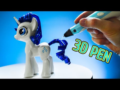 Сделал Пони Рарити 3D Ручкой / Made a Pony Rarity 3D Pen 