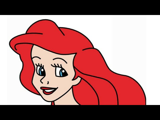 Featured image of post Ariel Drawing Easy Princess How to draw ariel from numbers 3003 for