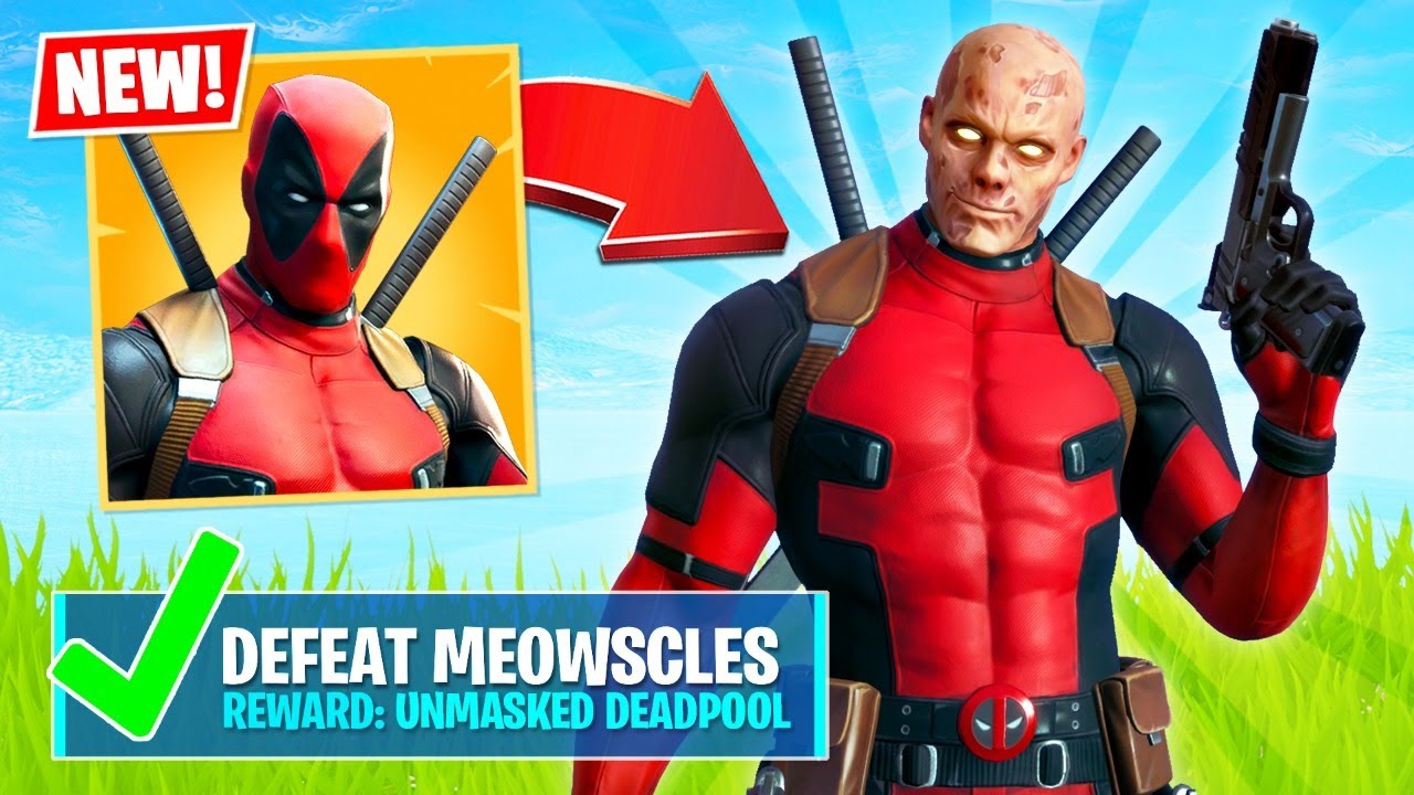 UNLOCKING DEADPOOL UNMASKED! (Fortnite Battle Royale) 