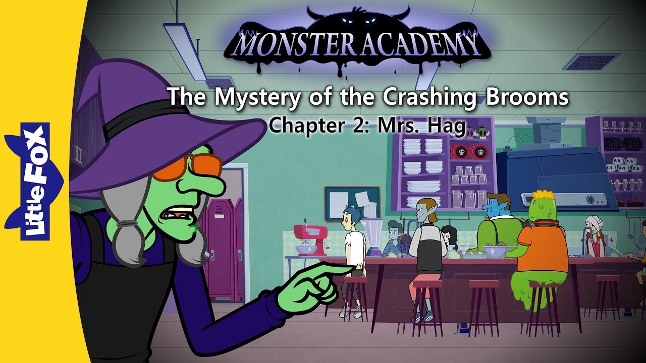 Monster Academy 2 | Mrs. Hag | Monsters | Little Fox | Animated Stories for Kids 