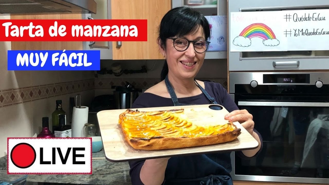 Tarta de manzana fácil (?DIRECTO) 