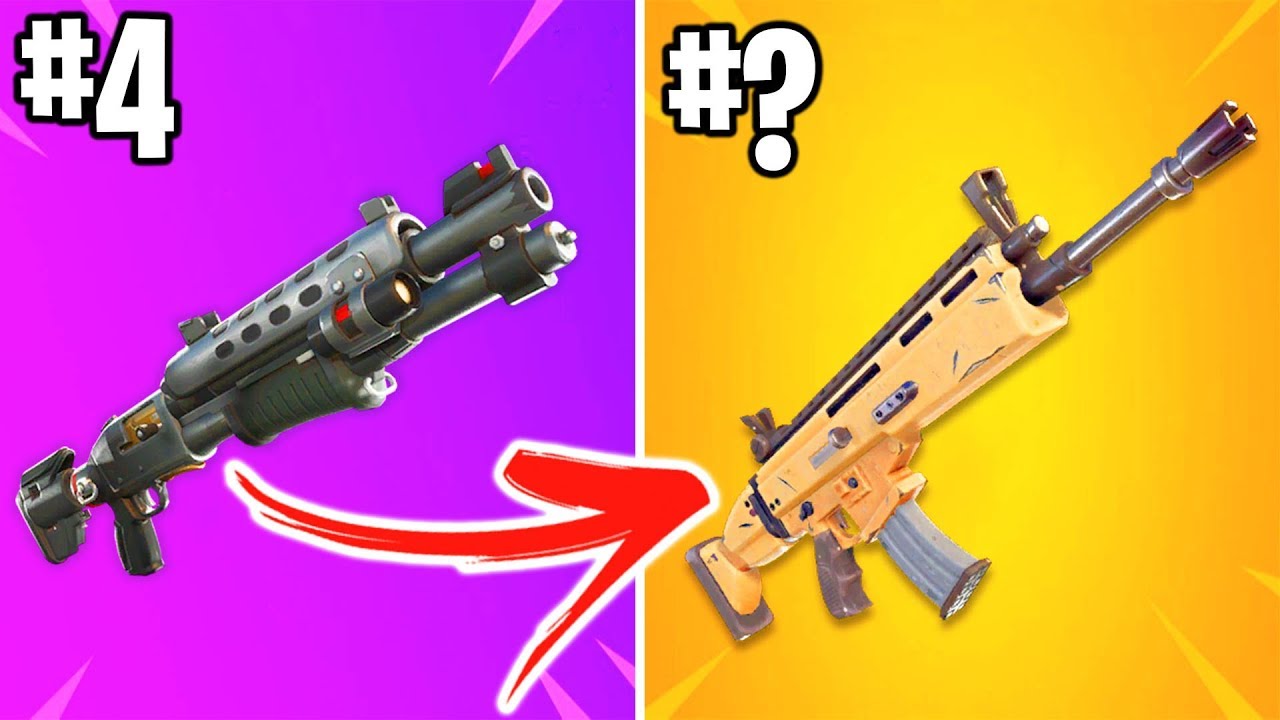FORTNITE FANS RANK ALL GUNS FROM WORST TO BEST! 