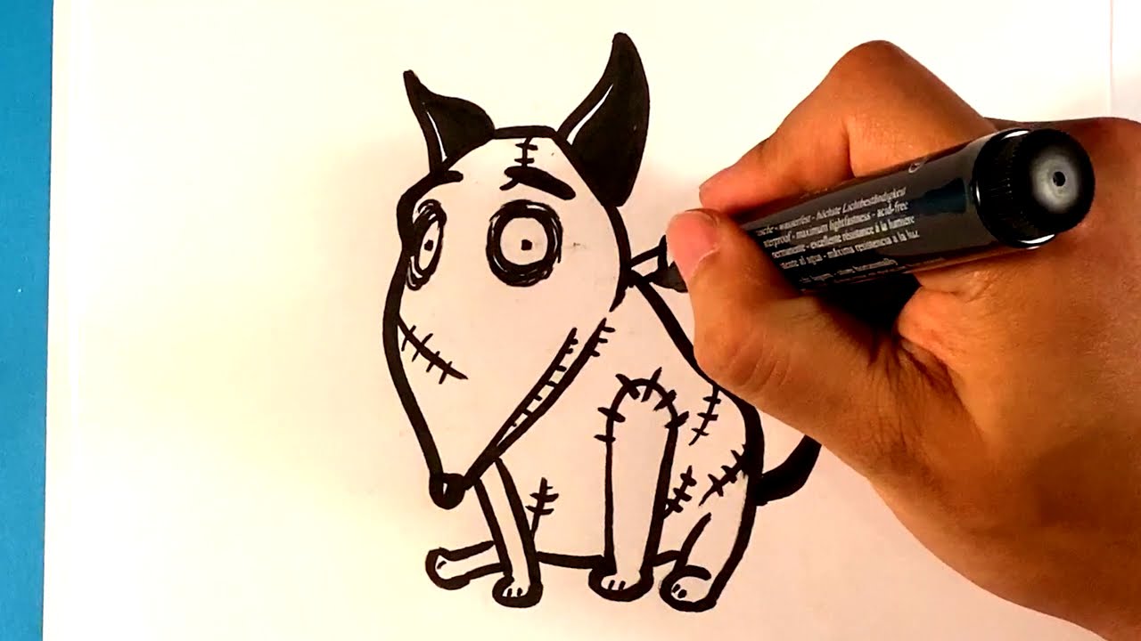 How to Draw Frankenweenie - Drawing Lesson for Beginners 