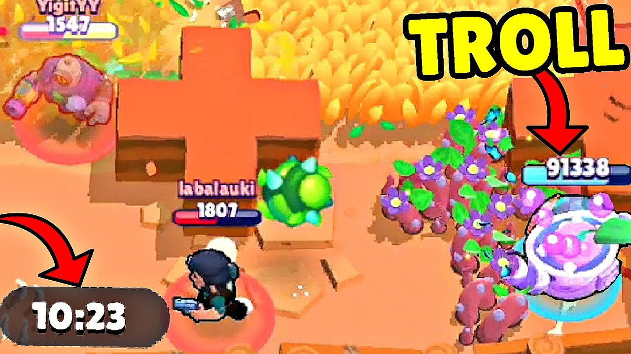 *WORLD RECORD* TROLL WITH SPROUT in Brawl Stars! Wins & Fails #152 