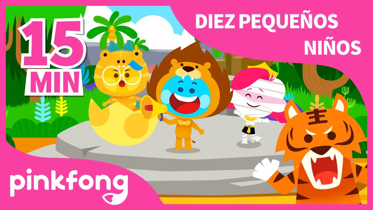 Las Mejores Canciones de Diez Pequeños Niños | +Recopilación | Pinkfong Canciones Infantiles 