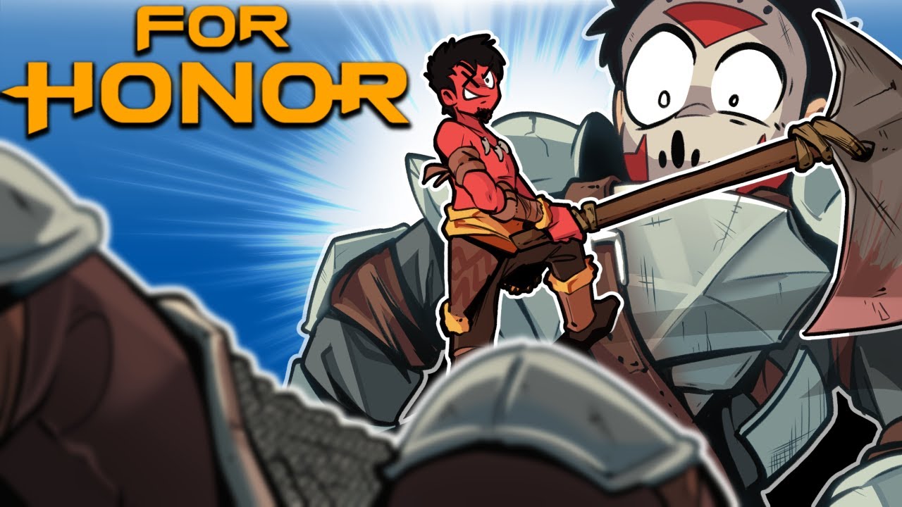 For Honor - TINY TOONZ VS GIANT GLITCHED DELIRIOUS! 