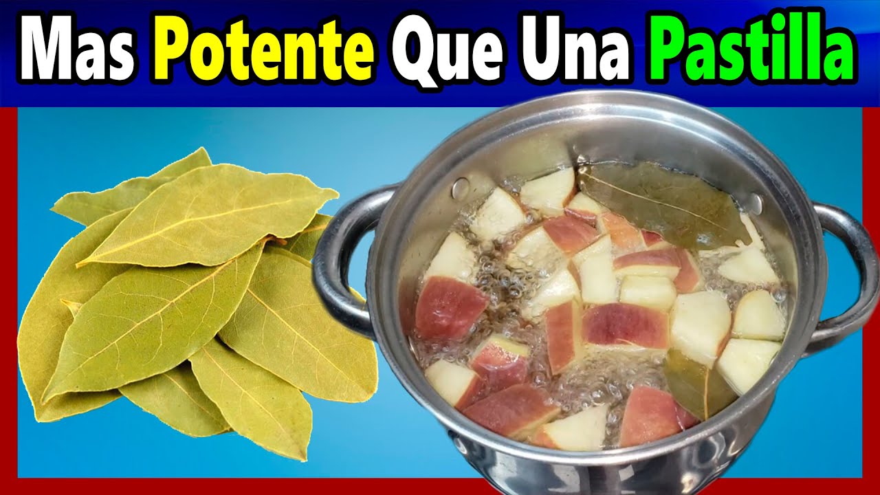 Mezcla Manzana Con Hojas De Laurel y me lo Agradecerás, Es Mas Potente Que una Pastilla 