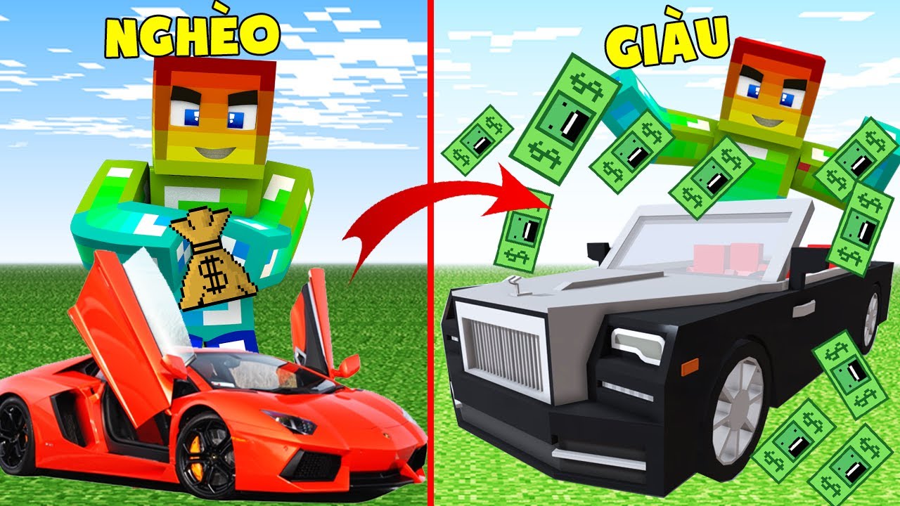 MINI GAME : CUỘC THI CHẾ TẠO SIÊU XE VIP ** THỬ THÁCH NOOB CÓ SIÊU XE TIỀN TỶ ?? 