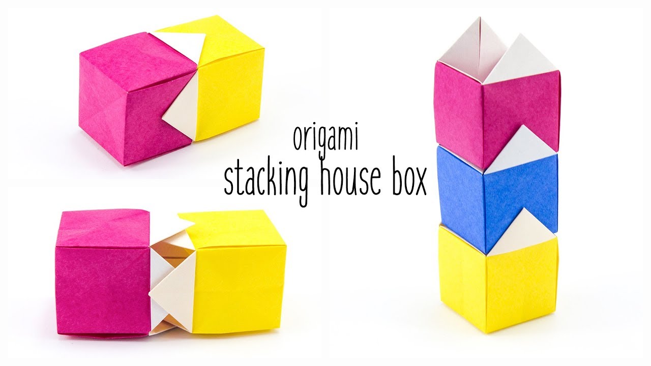 Origami Stacking Boxes Tutorial - Paper Kawaii 