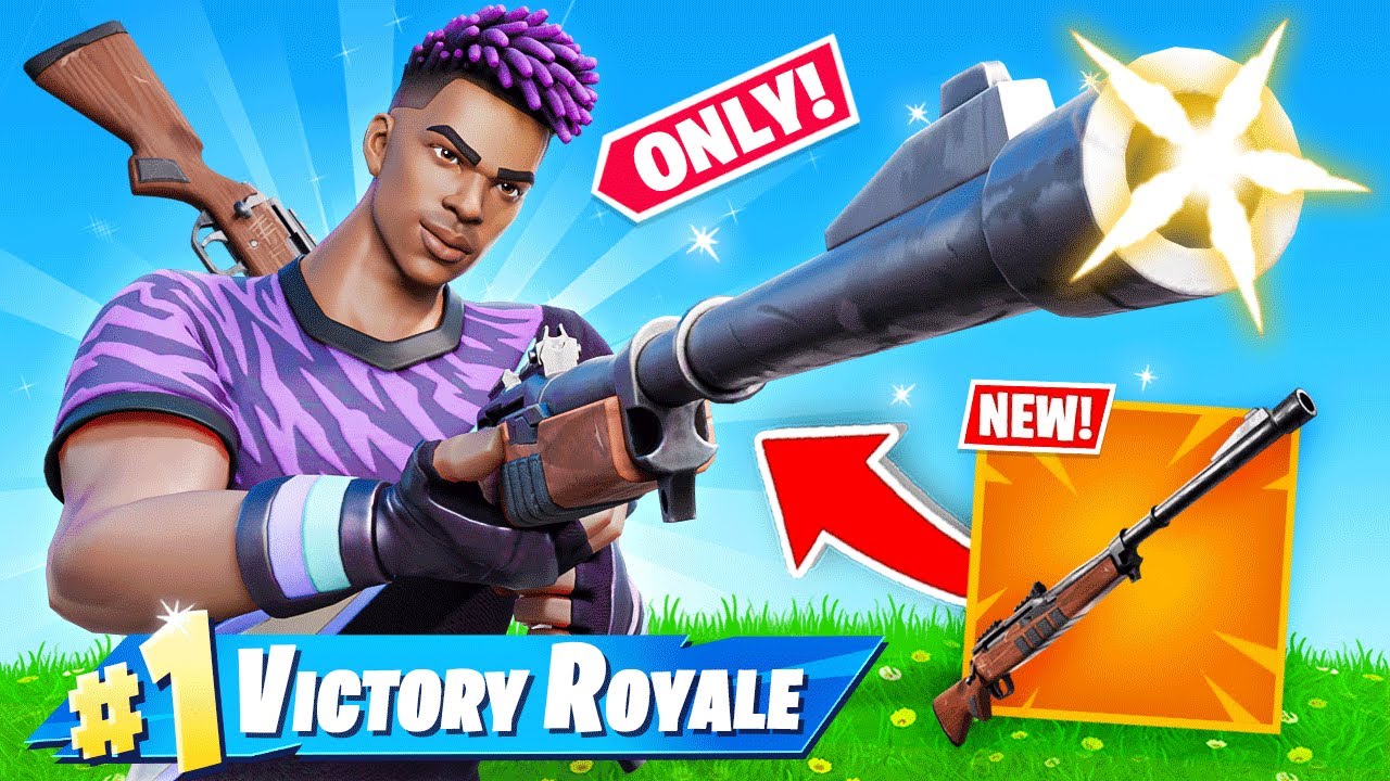 The HUNTING RIFLE *ONLY* CHALLENGE in Fortnite! 