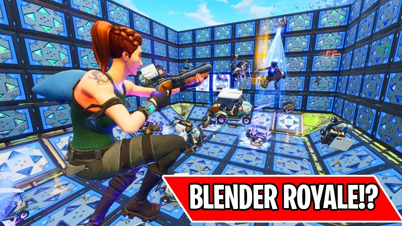 *NEW* BLENDER ROYALE MINI GAME!!! (Fortnite Custom Games) 