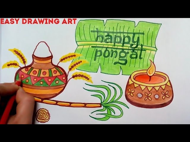 Featured image of post Pongal Drawing For Kids Easy - These are so cute and easy.