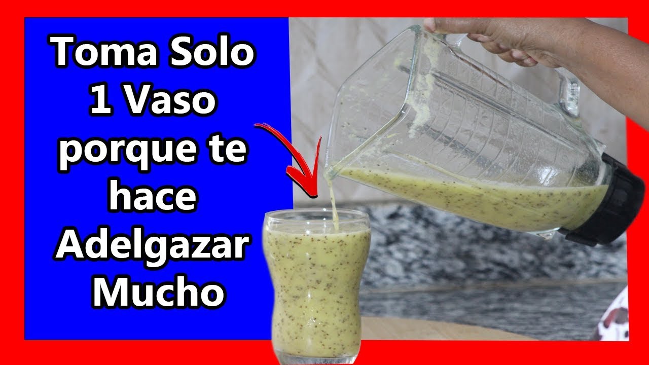 Si Tomas este batido 1 Vez Desaparecerá la Grasa de Tu Vientre. 