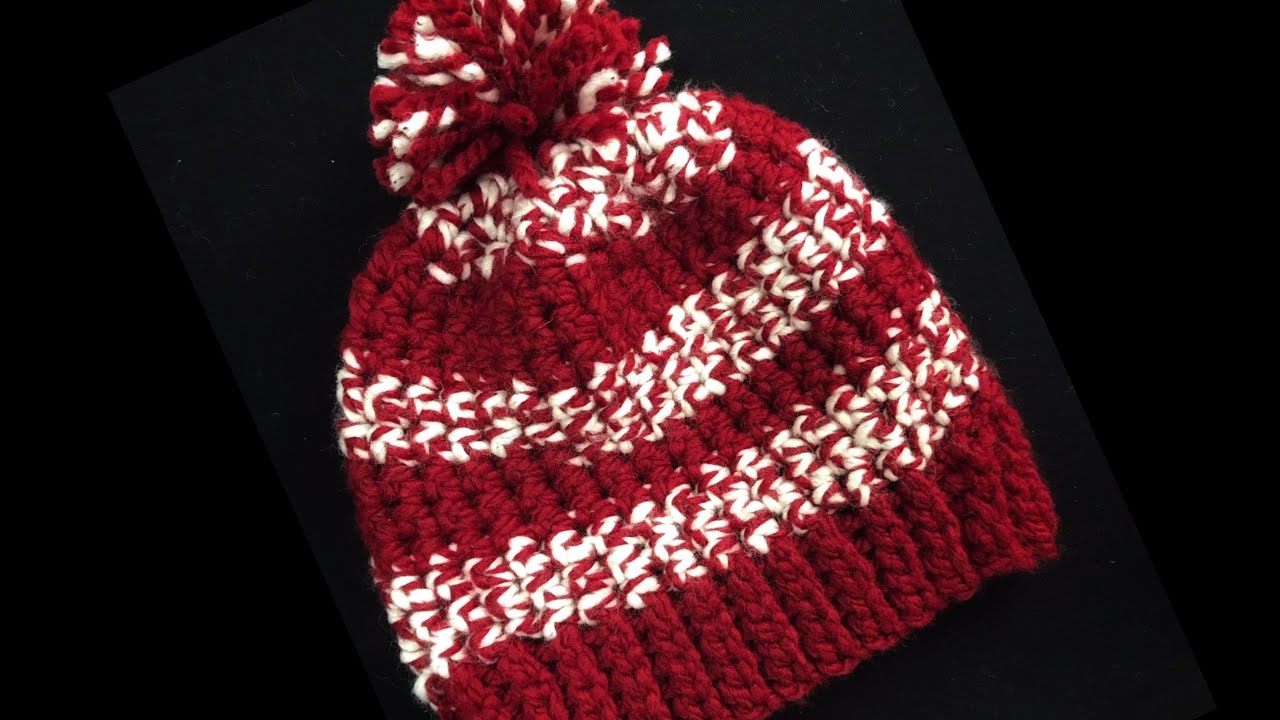 Gorro facil y rapido para hombres y mujeres a crochet o ganchillo 