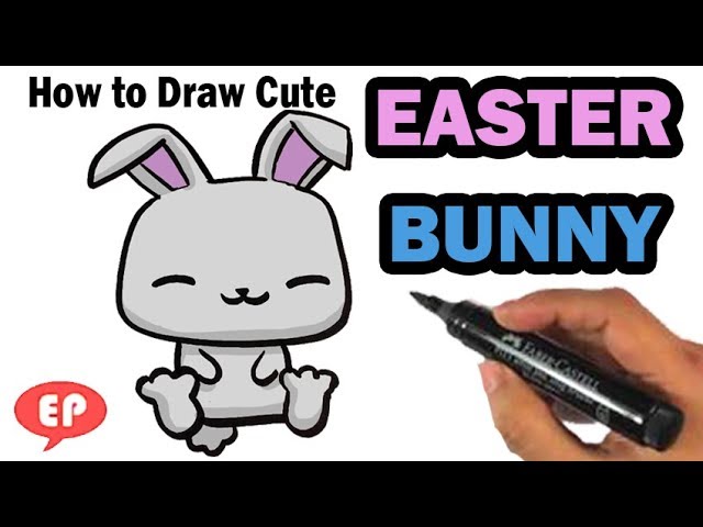 How to Draw Easter Bunny - Easy Pictures to Draw Step by Step 