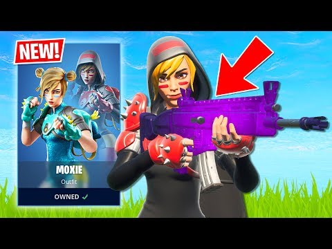 NEW MOXIE SKIN!! Trios Tournament!! (Fortnite Battle Royale) 