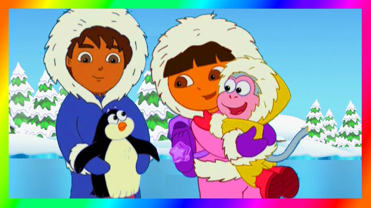 Dora and Friends the Explorer Episodes To the South Pole ? Gameplay as a Cartoon! 