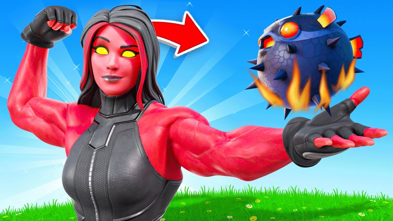 RED SHE-HULK in FORTNITE! 