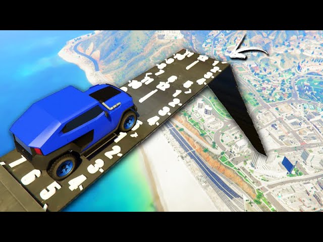 GTA V Online: NOVA MEGA RAMPA com um RELÓGIO GIGANTE!!! ÉPICO 