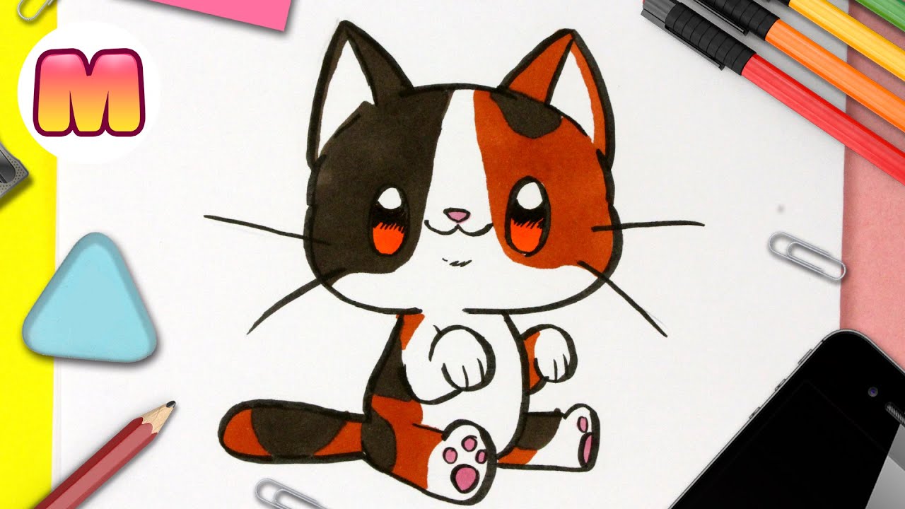 Featured image of post Dibujos Kawaii De Gatos Bebes