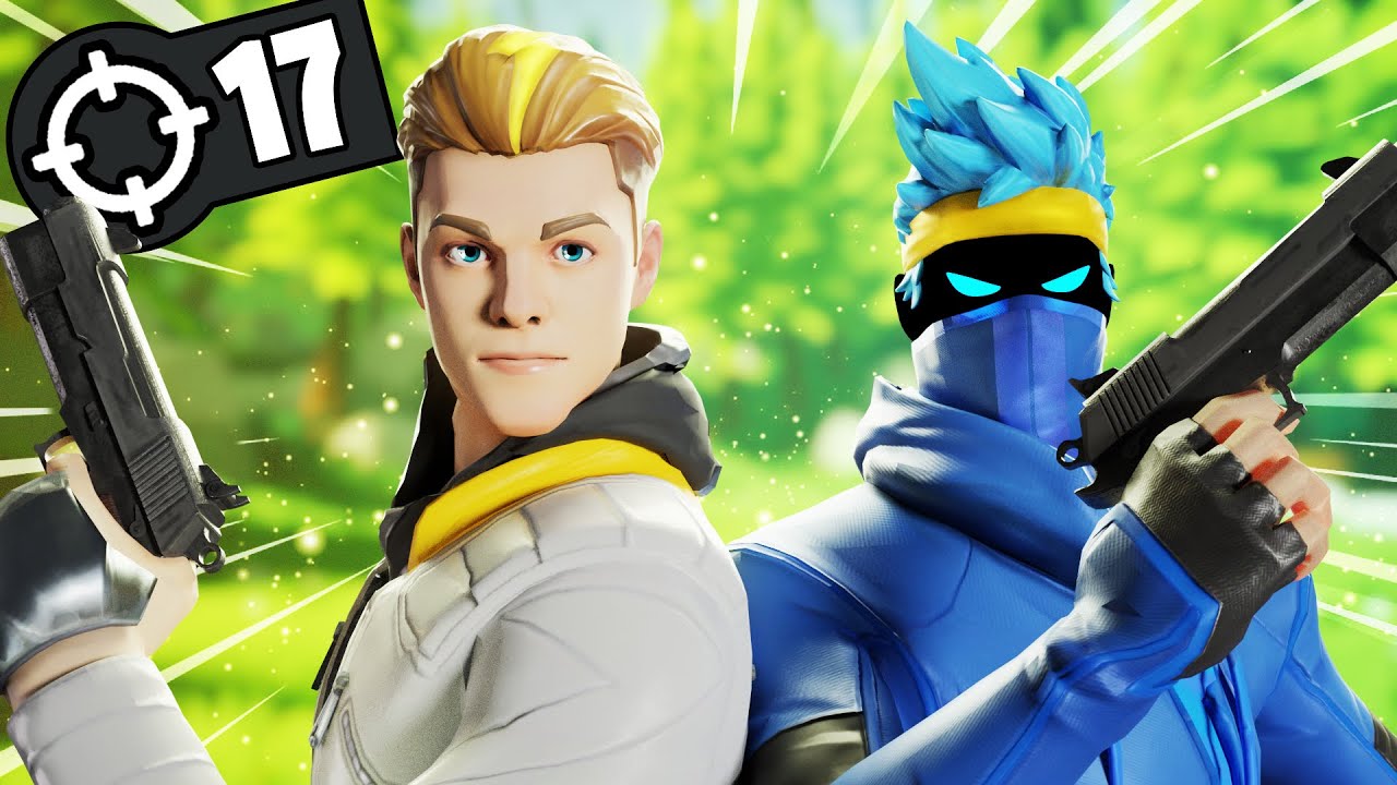 Teaming up with Lachlan in Fortnite Duos 